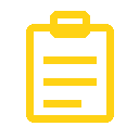 Icono lineal clipboard