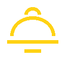 Icono lineal cloche